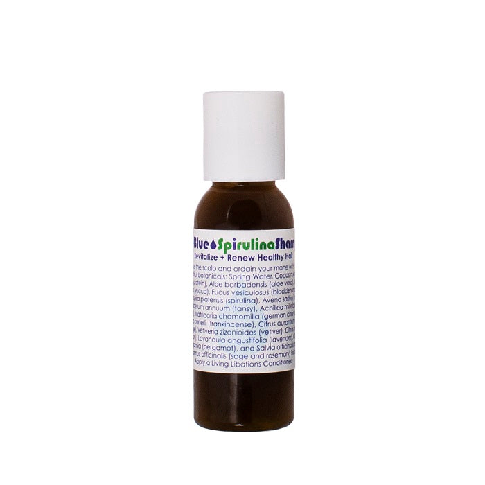 Buy Living Libations True Blue Spirulina Shampoo 240ml or 30ml at One Fine Secret. Living Libations Official AU Stockist Clean Beauty Store in Melbourne, Australia.