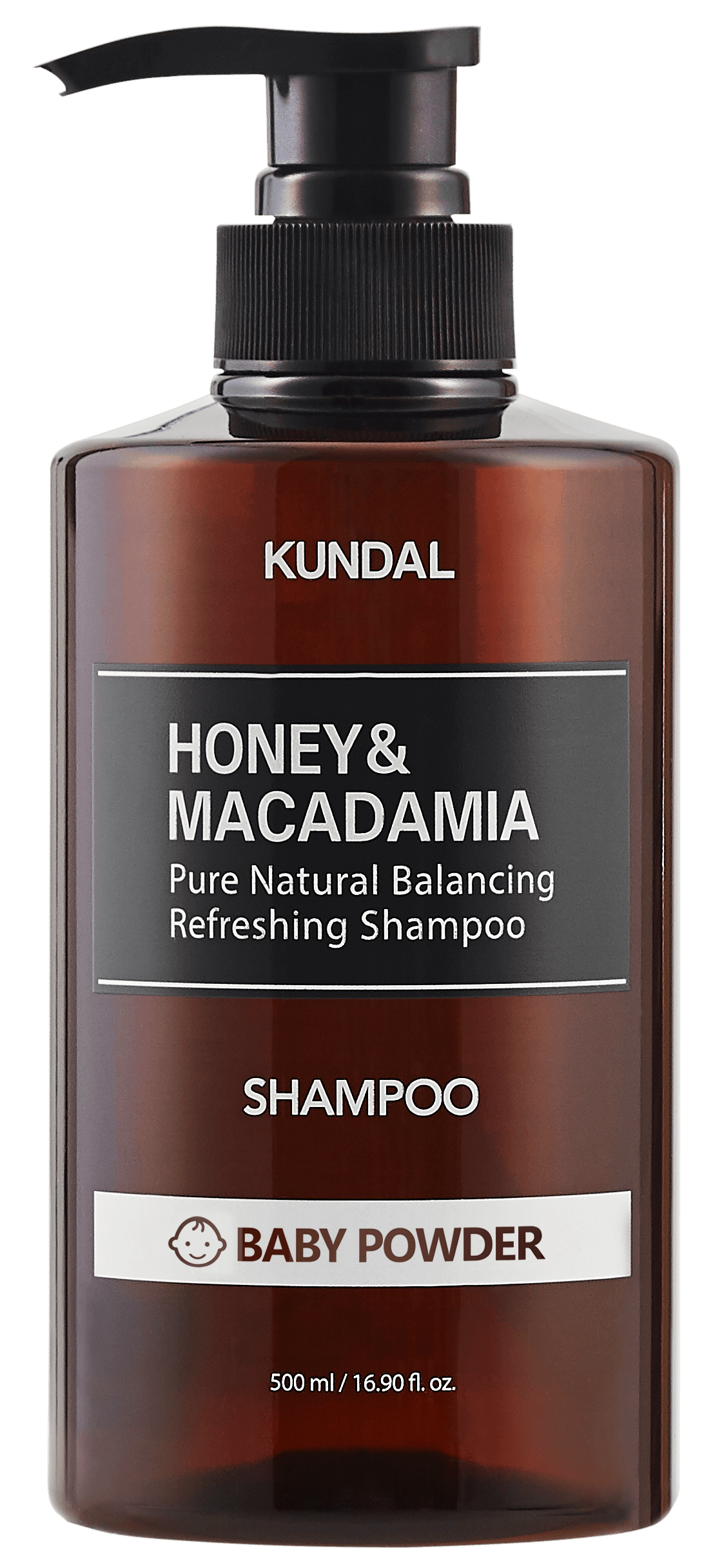 KUNDAL HONEY & MACADAMIA SHAMPOO BABY POWDER 500 ML