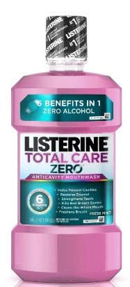 Listerine® Total Care Zero Mouthwash, Fresh Mint Flavor, 16.9 oz Bottle