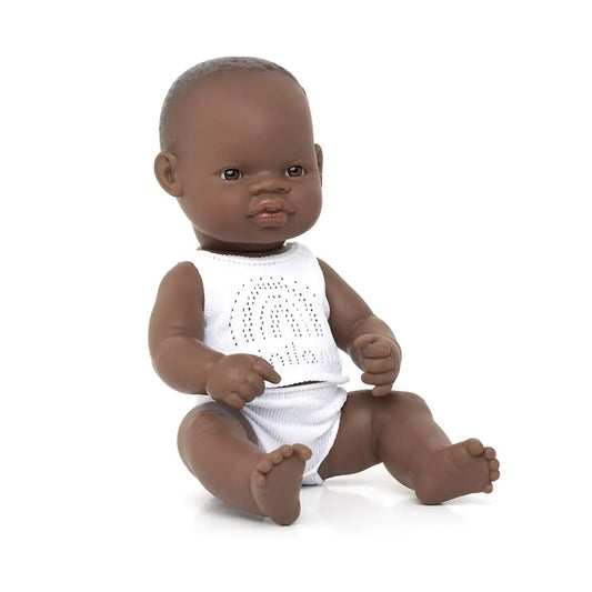 Miniland Baby Doll | African Girl 12 5/8"