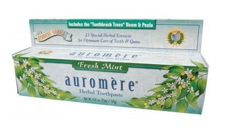 Auromere Mint Toothpaste 117g x12