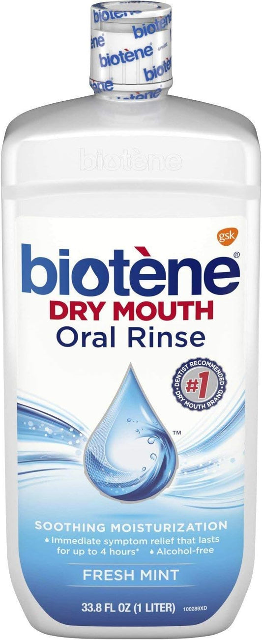Biotene Dry Mouth Mouthwash 33.80 oz (Pack of 2)