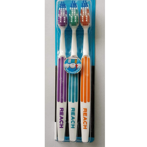 Reach Advanced Design 3 Pack Toothbrushes