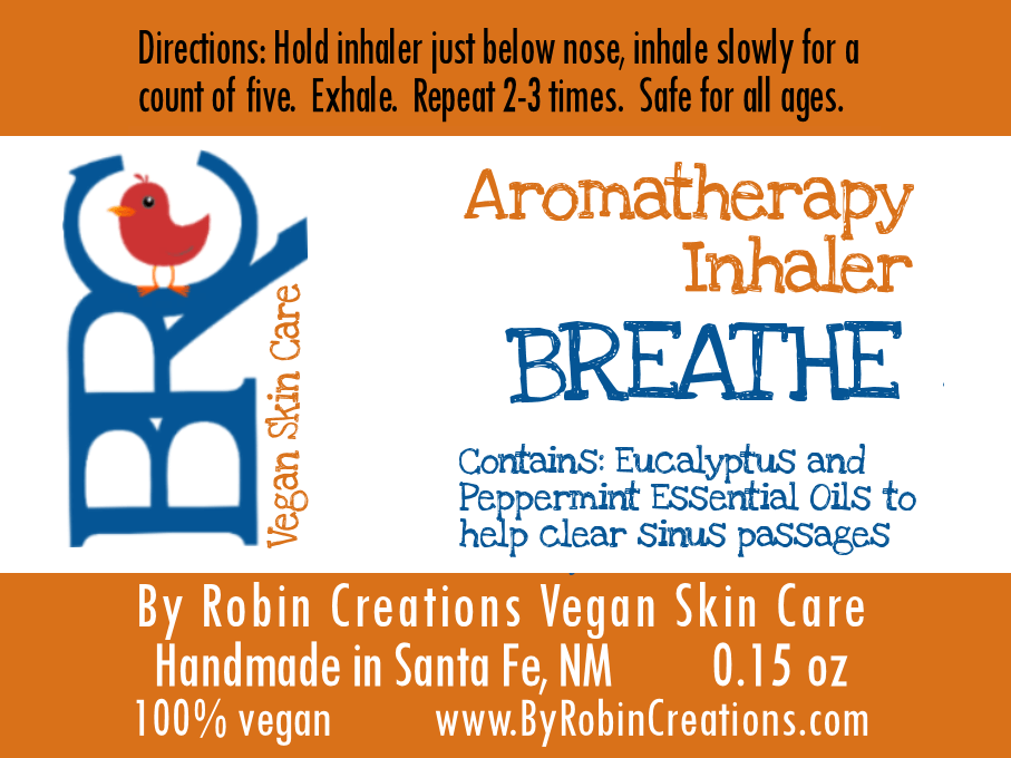 Zero Waste (Refillable!) Bamboo Aromatherapy Inhaler (12+ blends available)