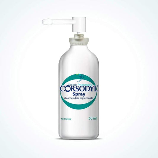 Corsodyl 0.2% Oral Mint Spray - 60ml