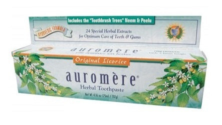 Auromere Licorice Toothpaste 117g x12