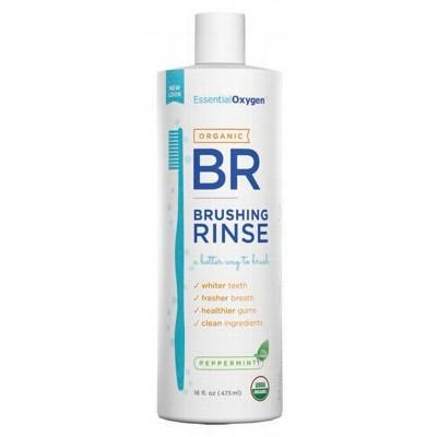 ESSENTIAL OXYGEN Organic Toothpaste / Mouthwash Brushing Rinse Peppermint 473ml