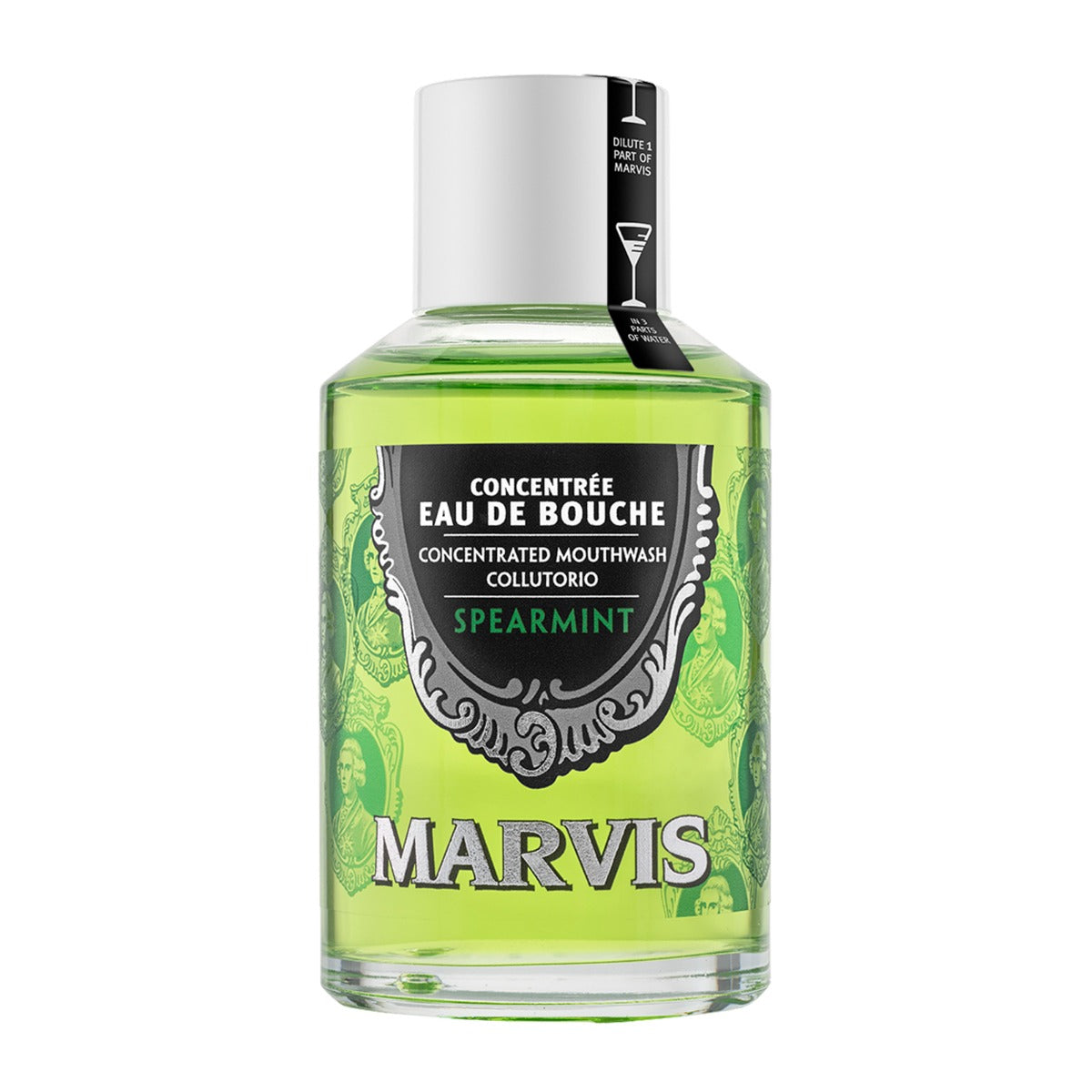 Marvis Spearmint Concentrated Mouthwash, 120ml