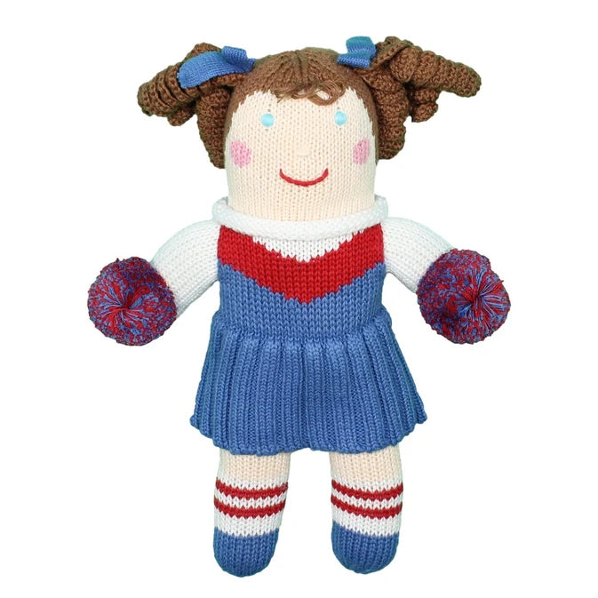 Cheerleader Knit Dolls (MSU and Ole MIss)